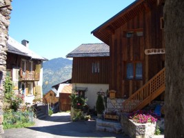 Les Allues Village, Meribel, French Alps.