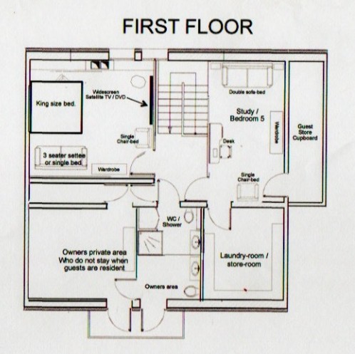Chalet Champetre First Floor Plan